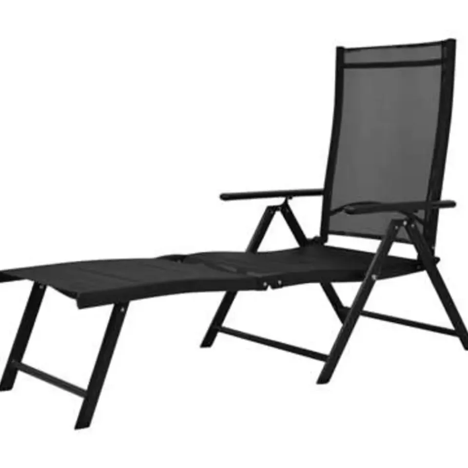 vidaXL - Ligbed - Zwart - Stof Discount