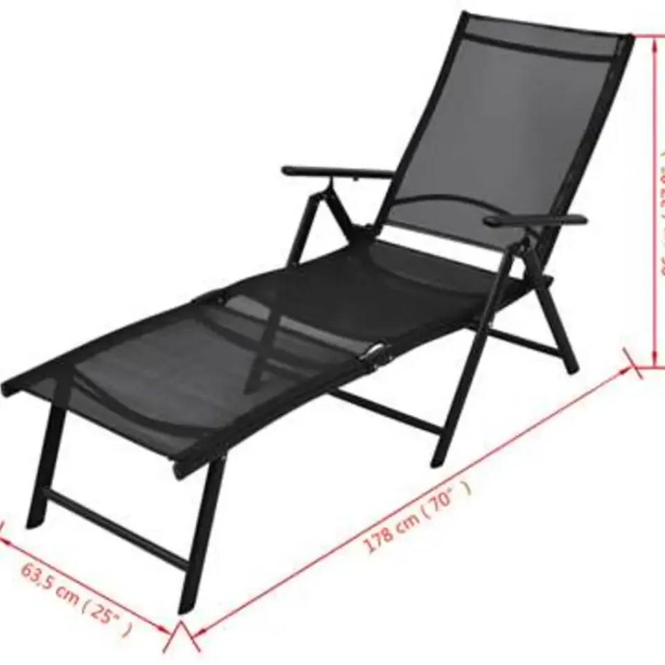 vidaXL - Ligbed - Zwart - Stof Discount