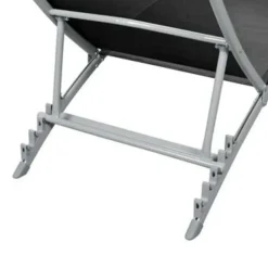 vidaXL - Ligstoelen - Zwart - Stof New