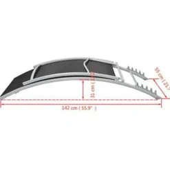 vidaXL - Ligstoelen - Zwart - Stof New