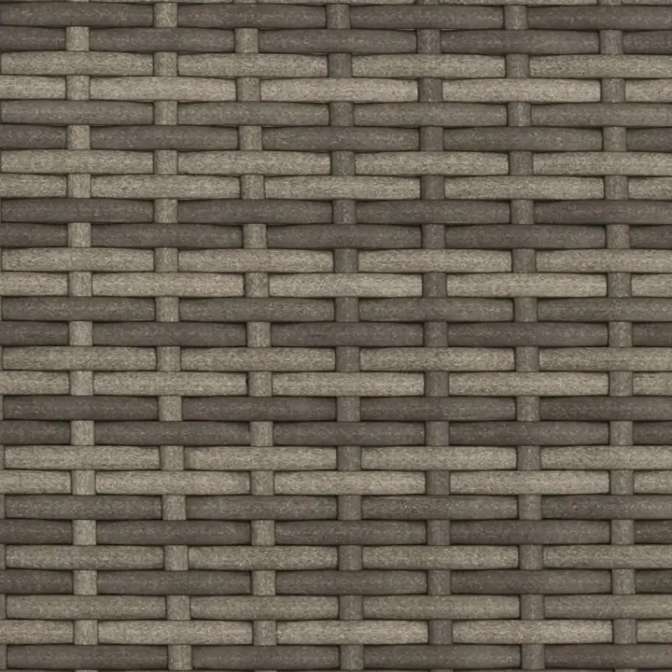 vidaXL - loungebank - Grijs - Poly rattan Best