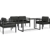 vidaXL - Loungeset - Antraciet - Aluminium Hot