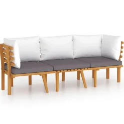 vidaXL - Loungeset - Bruin - Acaciahout