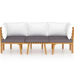 vidaXL - Loungeset - Bruin - Acaciahout