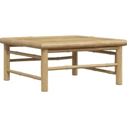 vidaXL - Loungeset - Donkergrijze - Bamboe - 3 stuks - Met kussens Hot