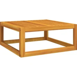 vidaXL - Loungeset - Lichtgrijze - Acaciahout - 9 stuks - Met kussens New