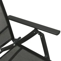 vidaXL - Loungeset - Zwart - Aluminium Best