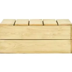 vidaXL - Loungeset Voor De Tuin - Bruin - Geïmpregneerd grenenhout Sale