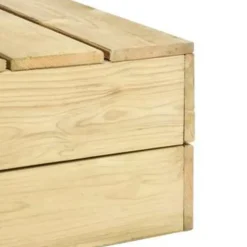 vidaXL - Loungeset Voor De Tuin - Bruin - Geïmpregneerd grenenhout Sale