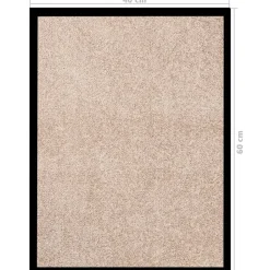 vidaXL - Mat - Beige - Polypropyleen - 40 x 60 cm Hot
