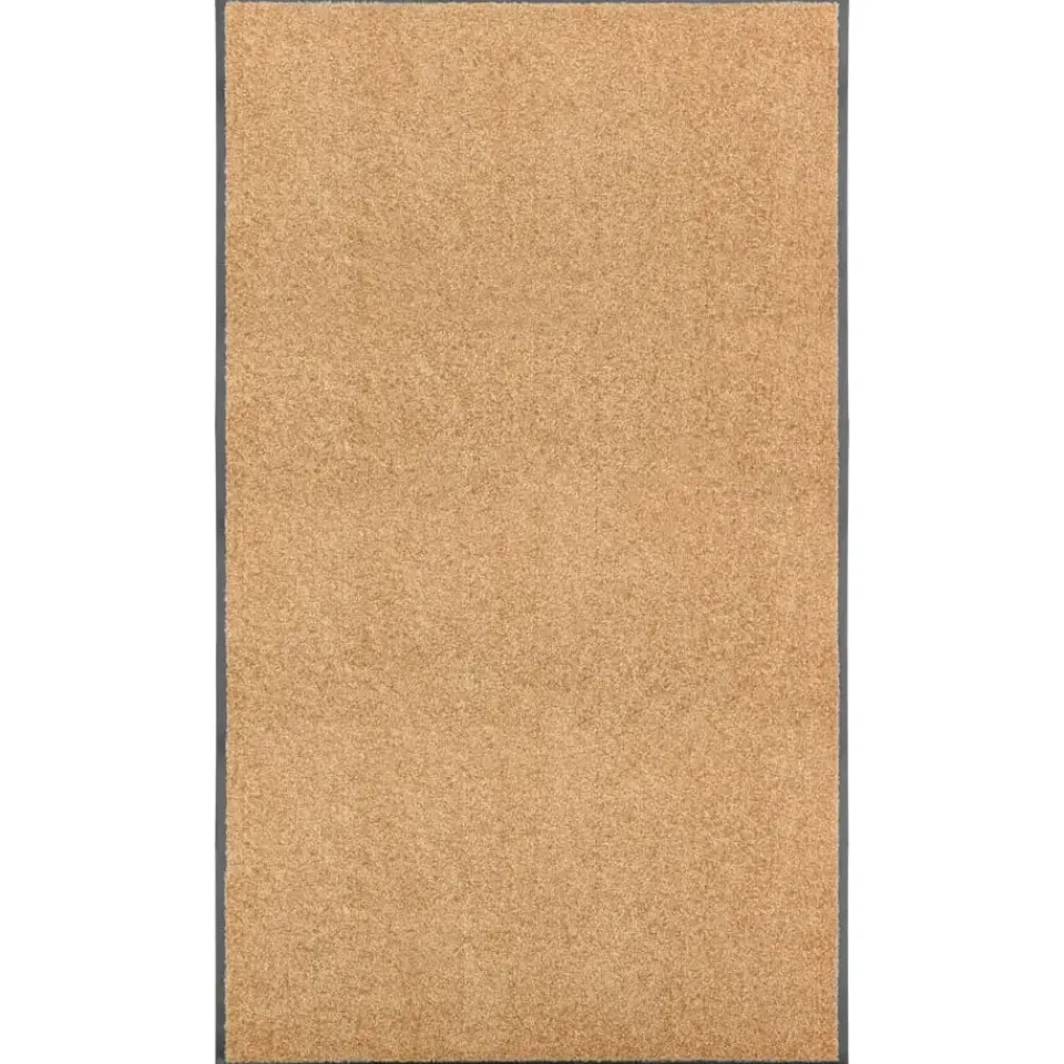 vidaXL - Mat - Crème - Stof - 90 x 150 cm Sale