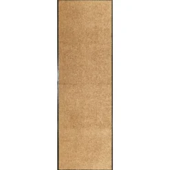 vidaXL - Mat - Crème - Stof - 60 x 180 cm