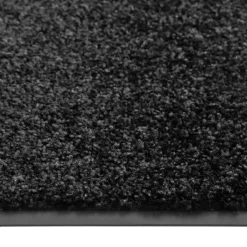 vidaXL - Mat - Zwart - Stof - 60 x 90 cm Outlet