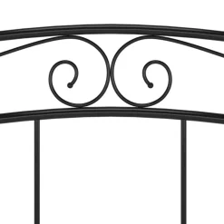 vidaXL - Meatlen bed frame - Zwart - Metaal - 140x200 cm Clearance