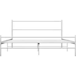 vidaXL - Metalen bed frame - Wit - 120x200 cm Hot