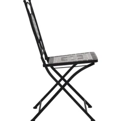 vidaXL - Mozaïek Bistroset - Grijs - Keramiek Clearance