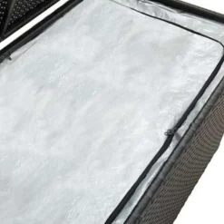 vidaXL - Opbergcontainer Voor Buiten - Zwart - Poly rattan - 100 x 50 x 50 cm Clearance