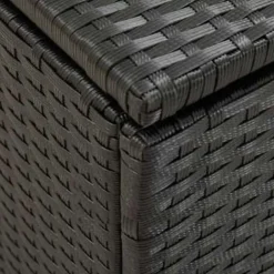 vidaXL - Opbergcontainer Voor Buiten - Zwart - Poly rattan - 100 x 50 x 50 cm Clearance