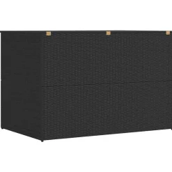 vidaXL - Opbergcontainer Voor Buiten - Zwart - Poly rattan Clearance