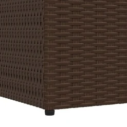 vidaXL - Opbergcontainer Voor Buiten - Bruin - Poly rattan Clearance
