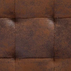 vidaXL - Opberghocker - Bruin - Kunstleer Online