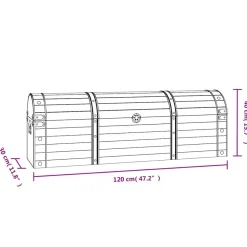 vidaXL - Opbergkast - Zwart - Hout Clearance