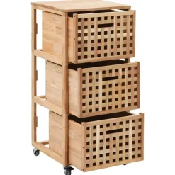 vidaXL - Opbergkastje - Bruin - Hout Sale