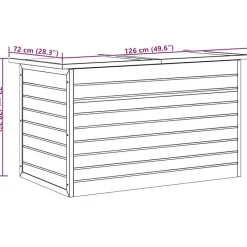 vidaXL - Opbergkist - Bruin - Hout Clearance
