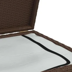 vidaXL - Opbergkist - Bruin - Poly rattan Hot