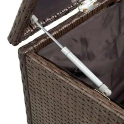 vidaXL - Opbergkist - Bruin - Poly rattan Hot