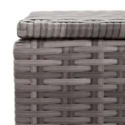 vidaXL - Opbergkist - Grijs - Poly rattan Sale