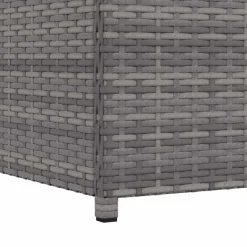 vidaXL - Opbergkist - Grijs - Poly rattan Sale