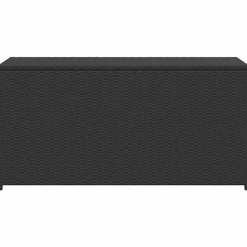 vidaXL - Opbergkist - Zwart - Poly rattan Hot