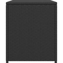 vidaXL - Opbergkist - Zwart - Poly rattan Hot