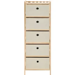 vidaXL - Opbergmeubel - Beige - Hout Hot