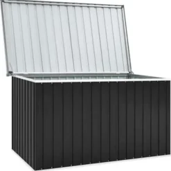 vidaXL - Opslagkist - Antraciet - Staal - 171 x 99 x 93 cm