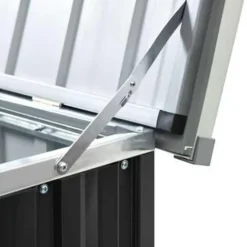 vidaXL - Opslagkist - Antraciet - Staal - 171 x 99 x 93 cm