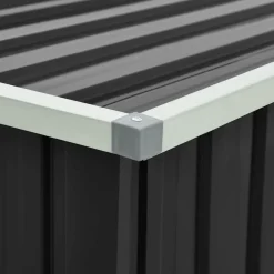 vidaXL - Opslagkist - Antraciet - Staal - 171 x 99 x 93 cm