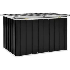 vidaXL - Opslagkist - Antraciet - Staal - 109 x 67 x 65 cm Online