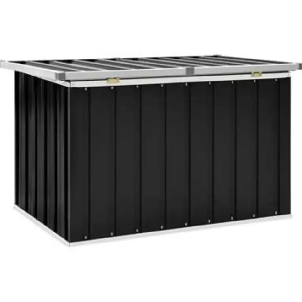 vidaXL - Opslagkist - Antraciet - Staal - 109 x 67 x 65 cm Online