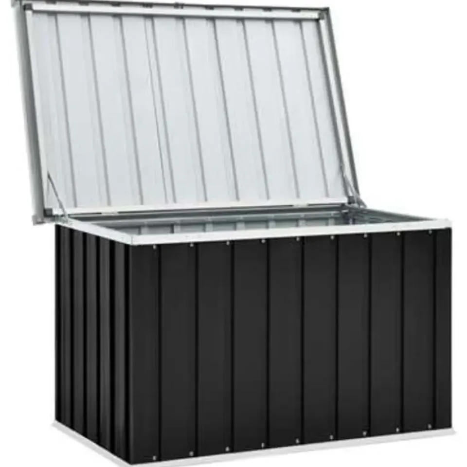 vidaXL - Opslagkist - Antraciet - Staal - 109 x 67 x 65 cm Online
