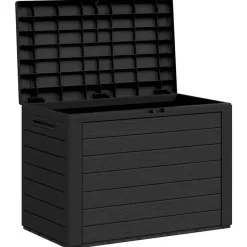 vidaXL - Opslagkist - Antraciet - Polypropyleen Sale