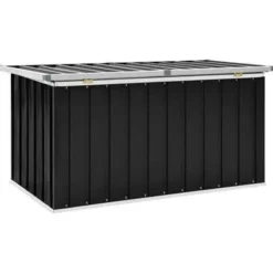 vidaXL - Opslagkist - Antraciet - Staal - 129 x 67 x 65 cm Discount