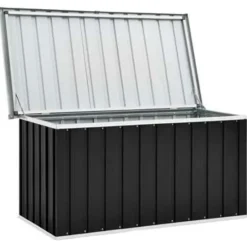 vidaXL - Opslagkist - Antraciet - Staal - 129 x 67 x 65 cm Discount