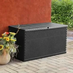 vidaXL - Opslagkist - Antraciet - Kunststof Outlet