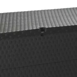 vidaXL - Opslagkist - Antraciet - Kunststof Outlet