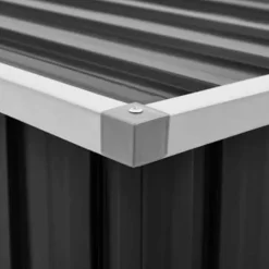 vidaXL - Opslagkist - Antraciet - Staal - 149 x 99 x 93 cm Hot