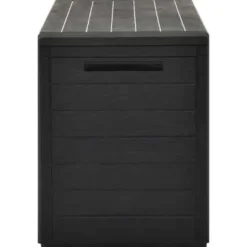vidaXL - Opslagkist - Antraciet - Polypropyleen Clearance