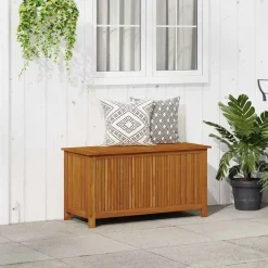 vidaXL - Opslagkist - Bruin - Acaciahout - 113 x 50 x 58 cm Clearance