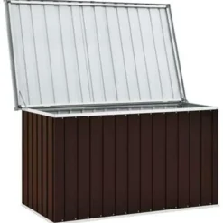 vidaXL - Opslagkist - Bruin - Staal - 149 x 99 x 93 cm Sale